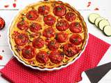 Quiches végétale aux poivrons et tomates cerises