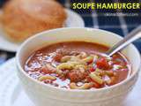 Soupe hamburger : un plaisir pour toute la famille