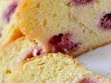 Cake aux framboises & a la vanille tout simplement recette facile