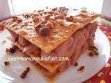 Millefeuille craquant ganache montee & nougatine