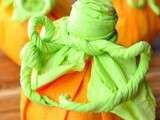 Sac a bonbons citrouille pour halloween