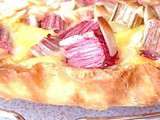 Tarte a la rhubarbe de mamancaline facile rhubarbe surgelee ou fraiche