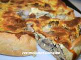 Quiche au poulet et aux champignons