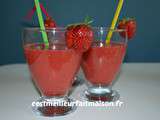 Smoothie fraises banane