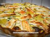 Tarte aux pommes de terre et au brie