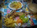 Langouste grillée en Martinique