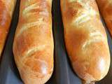 Baguettes viennoises au chocolat blanc