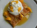 Crêpes à la mangue