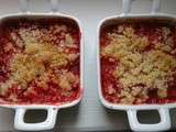 Crumble aux fraises § noix de coco