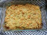 Crumble de courgettes au Boursin