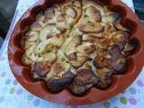 Fondant aux pommes et amandes croquantes