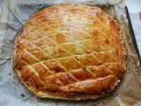 Galette des rois aux pralines roses