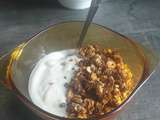 Granola au lait concentré sucré