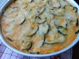 Gratin de courgettes au thon