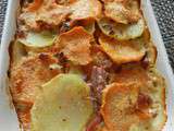 Gratin de patate douce aux lardons