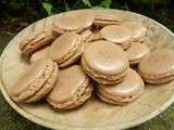 Macarons au chocolat café