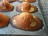 Madeleines au miel § aux amandes effilées