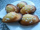 Madeleines au sucre perlé