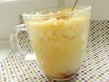 Mug cake poire et carambar