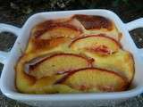 Nectarines gratinées à la ricotta