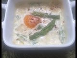 Œuf cocotte aux asperges