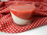 Panna cotta à la fraise § au lait d'amande