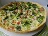 Quiche au saumon § brocolis