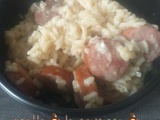 Risotto à la saucisse à l'ancienne et comté