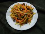 Salade de carottes à l'orientale