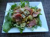 Salade de ravioles au jambon Serrano § à la roquette