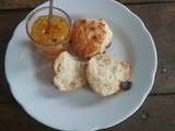 Scones au chocolat blanc