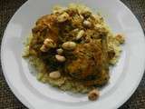 Tajine de poulet aux amandes