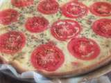 Tarte au thon, tomates et moutarde