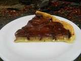 Tarte banane chocolat