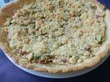 Tarte crumble à la courgette et au jambon