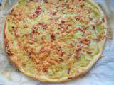 Tarte fine aux poireaux § lardons