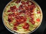 Tarte fraise rhubarbe