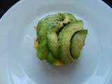 Timbale d'avocat aux mangues § surimi