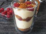 Tiramisu framboises speculoos