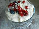 Trifle aux fruits rouges