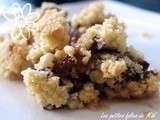 Crumble poire chocolat [goûter d'enfants]