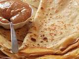 Crepes legeres a la biere et confiture de lait maison au pralin