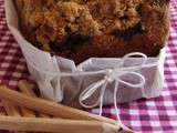 Crumble cake aux framboises et a la cannelle