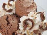 Glace au nutella ou pate a tartiner a la chantilly