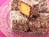 Lamingtons - petits gateaux pour the ou cafe gourmand