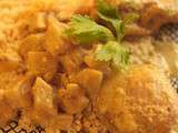 Poulet à l'indienne ou curry de poulet