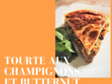 Tourte aux champignons et butternut