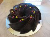 Bundt cake chocolat caramel