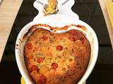 Clafoutis tomates cerises chevre