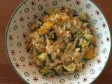 Risotto aux deux courgettes